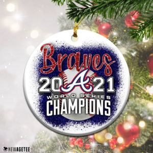 Braves 2021 World Series Champions Christmas Ornament