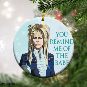 David Bowie Christmas You Remind Me Of The Babe 2021 Christmas Ornament
