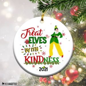 Harry Styles Treat Elves With Kindness Christmas Tree Ornament