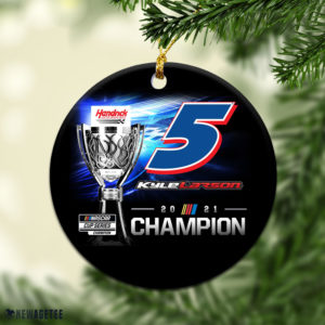 Kyle Larson 2021 NASCAR Cup Series Champion Christmas Ornament