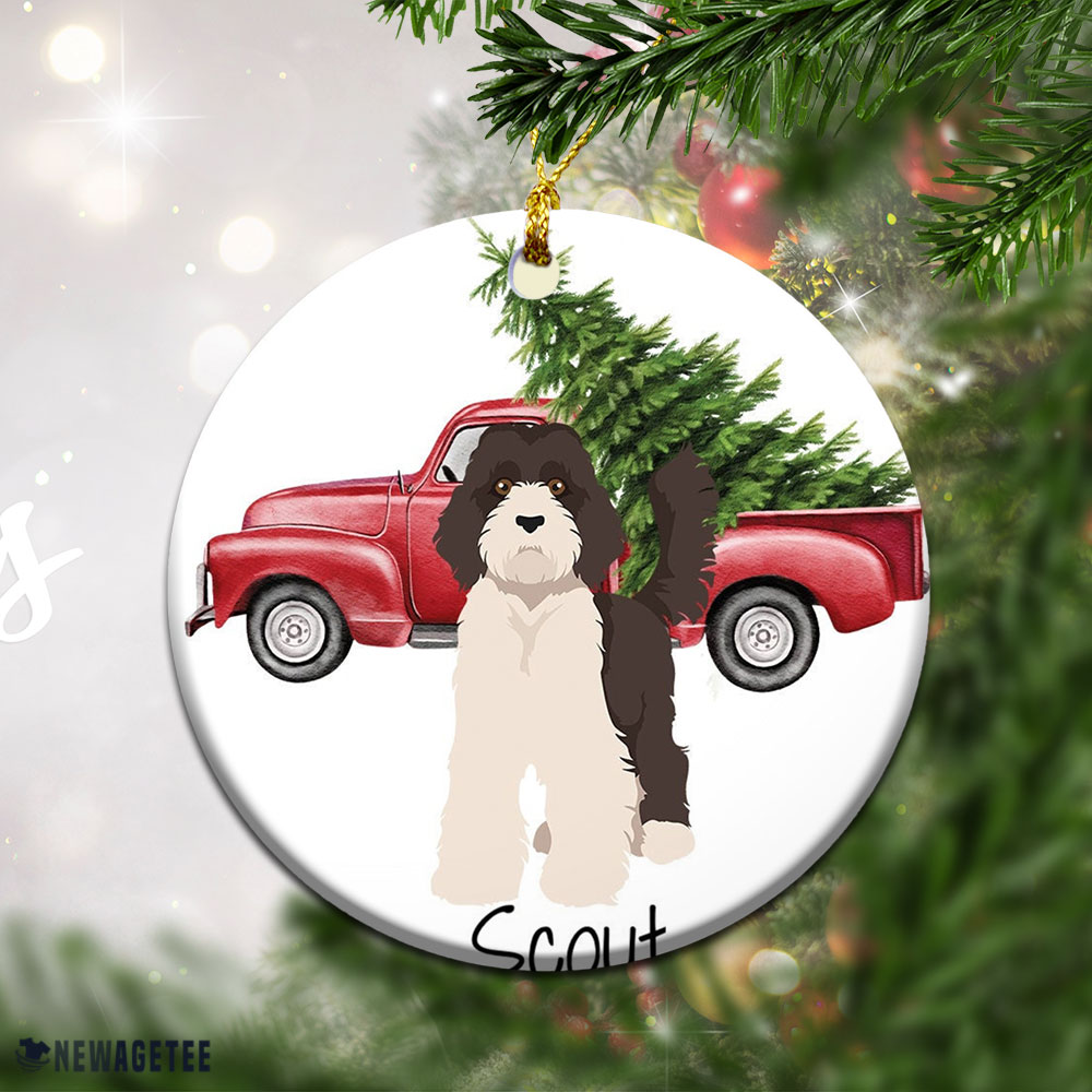 Labradoodle Golden Doodle Christmas Ornament Personalized Labradoodle Golden Doodle Christmas Ornament Personalized