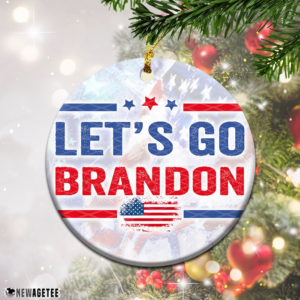 Let’s Go Brandon 2021 Republican FJB Christmas Ornament