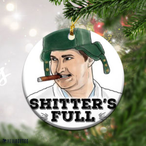 National Lampoons Christmas Family Vacation Shitter?s Full Holiday Christmas Ornament