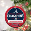 Atlanta Braves World Series Champions 2021 Christmas Ornament