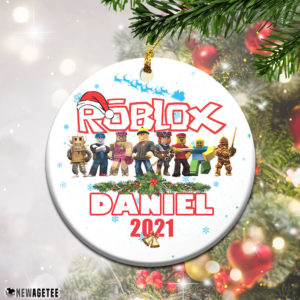 Personalized Roblox 2021 Christmas Tree Ornament