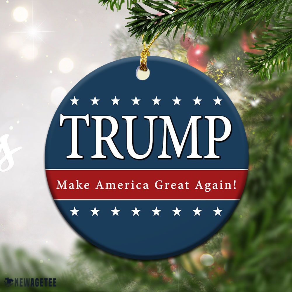 Trump Make Liberals Cry Again 2024 Christmas Ornament