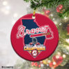 WinCraft 2021 World Series Champions Atlanta Braves Christmas Ornament Decoration WinCraft 2021 World Series Champions Atlanta Braves Christmas Ornament Decoration