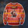 Santa Claws Ugly Christmas Sweater Unisex Knit Sweater