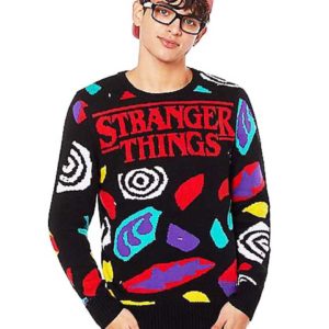 Stranger Things Ugly Christmas Sweater  Unisex Knit Wool Ugly Sweater