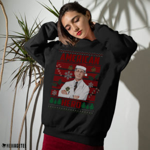 Sweater Dr. Fauci American Hero Ugly Christmas Sweater Sweatshirt