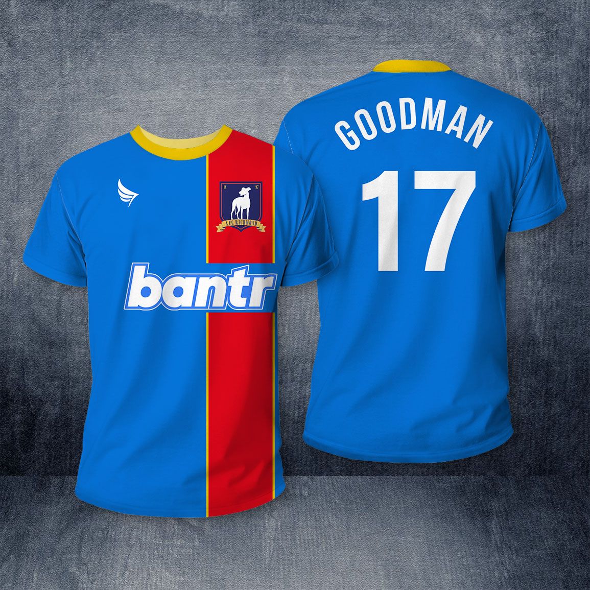 GOODMAN 17 A.F.C. RICHMOND bantr Jersey Shirt Custom