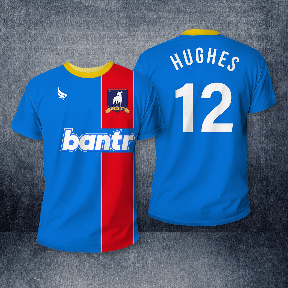 Hughes 12 A.F.C. RICHMOND bantr Jersey Shirt Custom