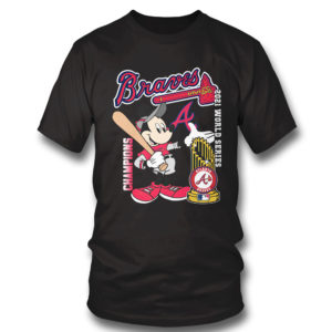 Atlanta Braves Mickey Mouse World Series Champions 2021 MLB shirt