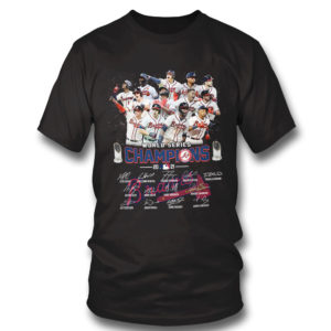 Atlanta Braves World Series Champions 2021 MLB Signatures Shirt