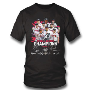 Atlanta Braves World Series Champions 2021 Signatures shirt