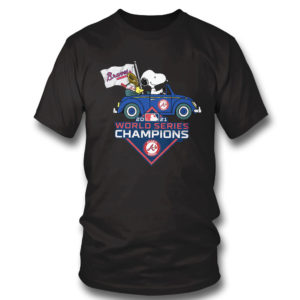 Snoopy Atlanta Braves World Series Champions 2021 Shirt
