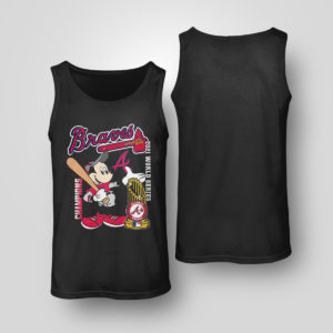 Atlanta Braves Mickey Mouse World Series Champions 2021 MLB shirt
