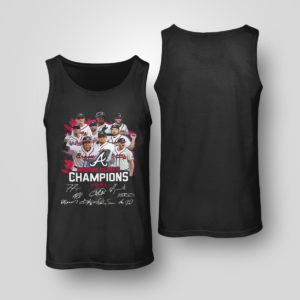 Tank Top Atlanta Braves World Series Champions 2021 Signatures shirt