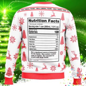 Trump Liberal Tears Ugly Christmas Knit Sweater