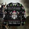 Ugly Weed Mistlestoned Ugly Christmas Sweater Unisex Knit Wool Ugly Sweater
