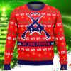 US Police Badge Ugly Christmas Knit Sweater
