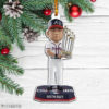 Blooper Pennant Mascot Atlanta Braves Champions 2021 World Series Wood Christmas Ornament Blooper Pennant Mascot Atlanta Braves Champions 2021 World Series Wood Christmas Ornament