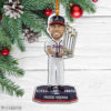 Jorge Soler Atlanta Braves 2021 World Series Champions Mvp Wood Christmas Ornament