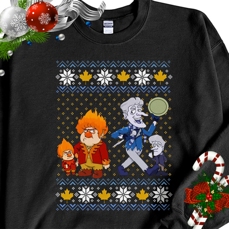 Heat Miser Brothers’ Christmas Snow Ugly Christmas Sweater sweatshirt