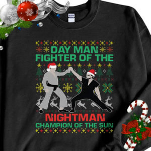 It’s Always Sunny Dayman Fighter Of The Nightman Champion Ugly Christmas Sweater Sweatshirt