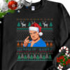 Sopranos Santa Is A Cunt Hair Away Ugly Christmas Sweater Sweatshirt