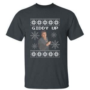 Seinfeld Kramer Giddy Up Ugly Christmas Sweater Sweatshirt