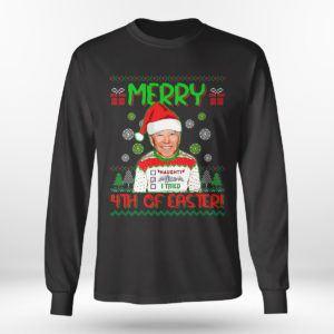 Happy 4th Of July Funny Joe Biden Let’s Go Brandon Ugly Christmas Sweater Sweatshirt