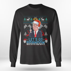 Let’s Go Brandon Trump 2024 Ugly Christmas Sweater Sweatshirt