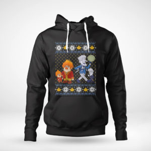 Pullover Hoodie Heat Miser Brothers Christmas Snow Ugly Christmas Sweater sweatshirt