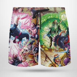 4 Beach Shorts Big Bang Adventures The Last Whiz Kids Story Hawaiin Shirt
