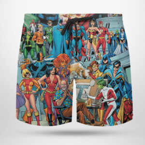 4 Beach Shorts DC Celebrates George Perez Birthday Hawaiian Shirt