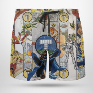 4 Beach Shorts New Teen Titans Poster Hawaiin Shirt