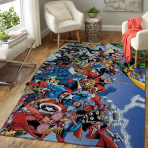 Avengers Members by George Perez Rug Carpet