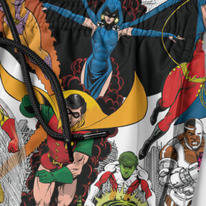 Beach Hawaiian Shorts New Teen Titans No 1 cover by George Perez Hawaiian Shirt beach shorts