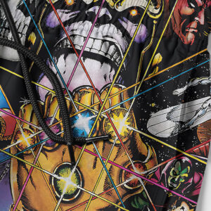 Thanos in Infinity Gauntlet Marvel cover by George Perez Hawaiian Shirt, Shorts