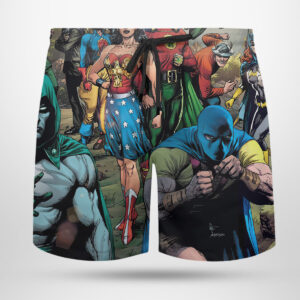Beach Shorts Dark Nights Death Metal DC Comic Hawaiian Shirt Beach Shorts