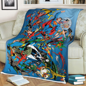 Superman Crisis on Infinite Earths DC Comics Presents Fleece Blanket