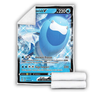 Arctovish V Evolving Skies Holo Ultra Rare Pokemon Card Fleece Blanket