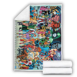 Fleece Blanket 4 DC Celebrates George Perez Birthday Fleece Blanket
