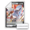 Greedent V Shining Fates Holo Ultra Rare Pokemon Card Fleece Blanket