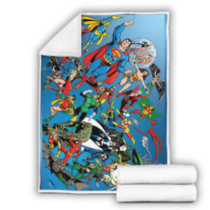 Fleece Blanket 4 Superman Crisis on Infinite Earths DC Comics Presents Fleece Blanket