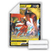 Tapu Bulu GX 130-147 SM Burning Shadows Ultra Rare Full Art Holo Pokemon Card Fleece Blanket