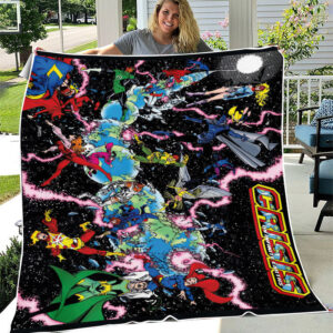 Crisis on Infinite Earths DC Comics Fleece Blanket
