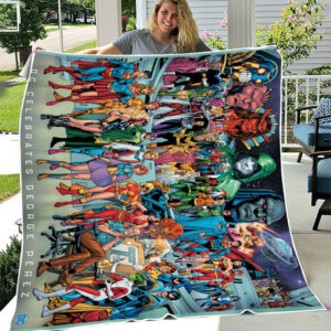 DC Celebrates George Perez Birthday Fleece Blanket