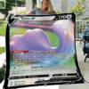 Dracozolt VMAX Evolving Skies Full Art Holo Ultra Rare Pokemon Card Fleece Blanket